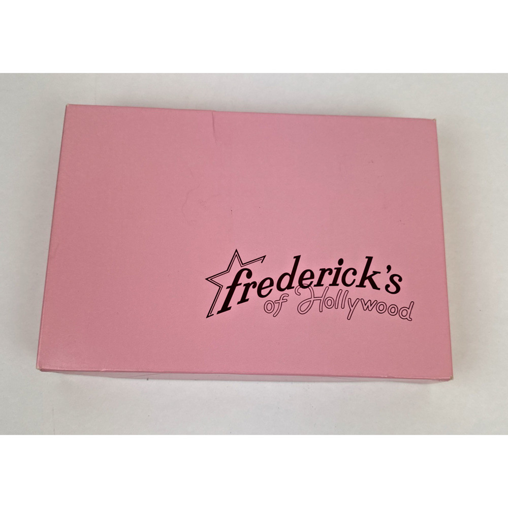 Vintage Fredericks of Hollywood EMPTY Pink box 1990s12